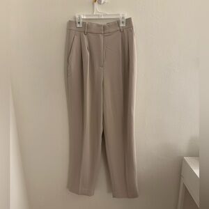 H&M Women’s Straight Leg Elegant Tan Women's Pants (Never Worn)